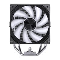 Кулер для процессора/ CPU Cooler JONSBO CA40 ARGB (225W, 4-pin PWM, 157mm, Al/Cu, 4x6mm, ARGB, 1x120mm, 69.61CFM, 32.6dBA, 1800RPM, S: 1851/1700/1200/115X, AM4/AM5 Black) - фото 4