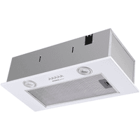 ВЫТЯЖКА HOMSair Camelia Power 60 White/ полновстраиваемая, кнопочное управление, 3 скорости, 580 м3/ч, до 30 м2, 52 дБ, светодиодное LED-освещение, угольный фильтр CF02X 1 шт., ШхВхД: 650х172х260 мм, белый цвет - фото 2