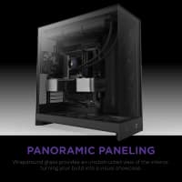Компьютерный корпус без блока питания Case NZXT H9 Flow (2025), Midi-Tower, TG, 3x140мм + 1x120мм, 2xUSB-A 3.2 + 1xUSB-C 3.2, E-ATX, ATX, mATX, mITX черный - фото 12
