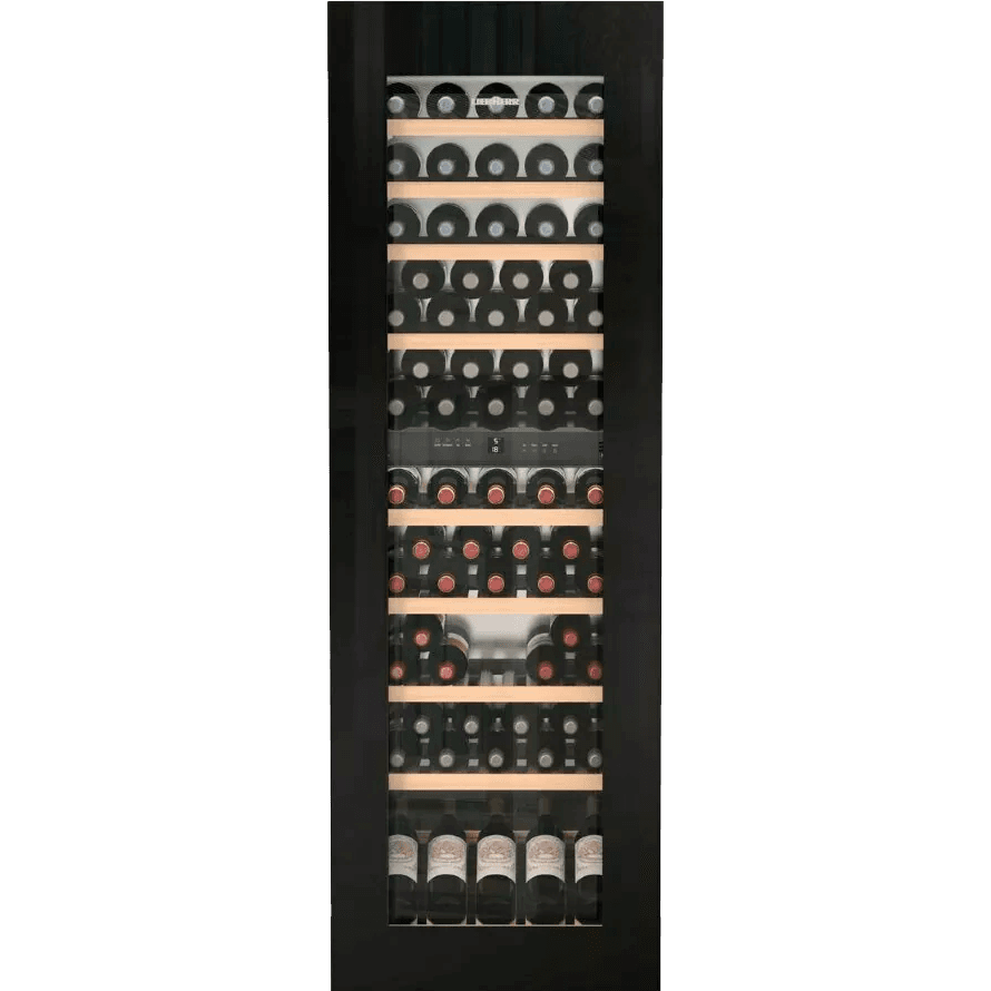Винные шкафы LIEBHERR/ Винный шкаф LIEBHERR, ВхШхГ 1816х595х572 мм, высота ниши 178см, TipOpen, черный цвет периметра стеклопакета
