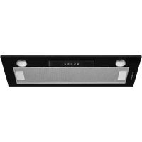 Вытяжка встраиваемая Kuppersberg Inlinea 70 BX черный/нержавеющая сталь, 70 см, 1300 куб. м/ч, 41 дБ - фото 2