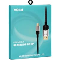 Vcom Кабель-переходник Mini DisplayPort M - Display Port M 1.4V 3м VCOM CG685-3M - фото 15