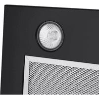ВЫТЯЖКА MAUNFELD CROSBY SINGL 60 BLACK/ Полновстраиваемая, 60см, 850 м3, кнопочное управление, LED, площадь кухни до 30м2, опция: угольный фильтр CF140C-2шт, черная - фото 16