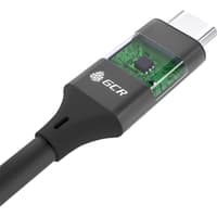 GCR PRO Кабель USB 3.1 (USB 3.2 Gen 2) Type C-С, 2.0m, 100W/20V/5A, M/M, медь, 10 Гбит/с, 4K, черный, AL сase, экран, армирование - фото 5