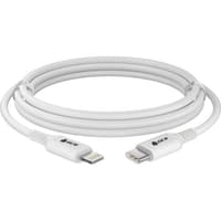 GCR PRO Кабель PREMIUM 2.0m TypeC/Lightning MFI POWER DELIVERY 18 W, медь, быстрая зарядка, белый силикон, AL корпус - фото 7