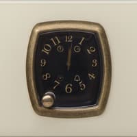 Встраиваемый духовой шкаф Korting/ Retro Calabria, 59.8 х 59.5 x 56 см, 6 режимов нагрева, аналоговые часы в классическом стиле Frank Muller, таймер, слоновая кость+бронза - фото 3