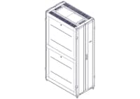 Шкаф Systeme Electric, серия Uniprom, 42U-600/1070, боковые панели 4шт, черный - фото 13