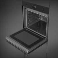 Духовой шкаф Smeg/ Духовой шкаф Smeg, 11 функций, СВЧ, пар, очистка паром, дисплей, сенсорное управление, термощуп, таймер, 4 стекла в дверце, полезный объем 68 л, цвет черный - фото 16