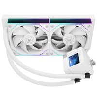 Система жидкостного охлаждения/ Water Cooling System Thermalright Core Matrix 240 Vision (240mm, LED, White, ARGB/ Fans: 2x120mm, 68.9CFM, 28.2dBA, 2000RPM/ Pump height 64.4mm, Rad thickness 27mm/ S: 1700, 1200, 1851, 115X, AM5, AM4) - фото 5