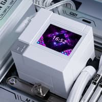 Система жидкостного охлаждения/ Water Cooling System Thermalright Core Matrix 240 Vision (240mm, LED, White, ARGB/ Fans: 2x120mm, 68.9CFM, 28.2dBA, 2000RPM/ Pump height 64.4mm, Rad thickness 27mm/ S: 1700, 1200, 1851, 115X, AM5, AM4) - фото 17
