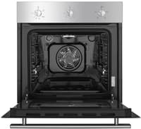 Шкаф духовой газовый MAUNFELD/ Шкаф духовой газовый MAUNFELD EOGC604S (с электрическим грилем), полезный объем 60 л, 5 режимов работы, гидролизная очистка, максимальная температура 250 С, таймер, конвекция, электроподжиг, автоматическое выключение, газ-контроль, телескопические направляющие, 3 стекла в дверце, цвет черный/стальной - фото 5