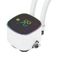 Система жидкостного охлаждения/ Water Cooling System Thermalright Frozen Horizon 240 Digital (240mm, LED temp., White, ARGB/ Fans: 2x120mm, 68.9CFM, 28.2dBA, 2000RPM/ Pump height 53.2mm, Rad thickness 27mm/ S: 1700, 1200, 1851, 115X, AM5, AM4) - фото 11
