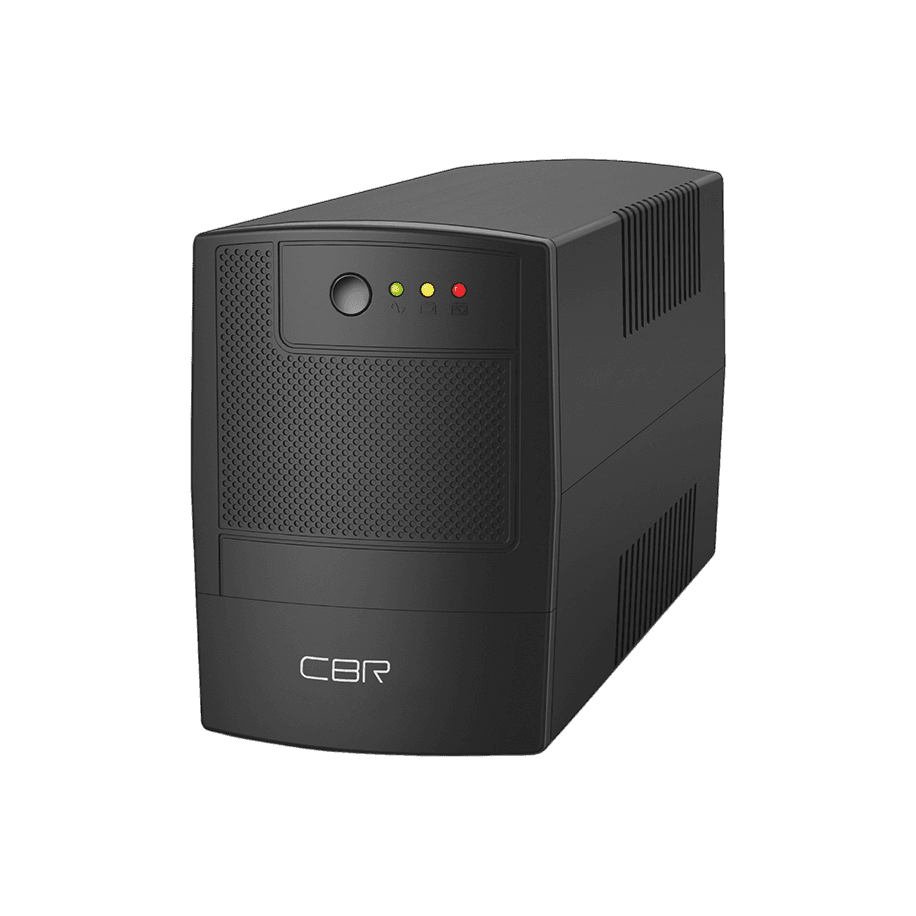 Башенный линейно-интерактивный ИБП/ ИБП CBR [UPS-TWP-101EJ-850] 850VA/510W, Schuko CEE 7 x2 outlets, LED, USB Type-B, RJ11/45 AVR, SEC, 12V/8Ah