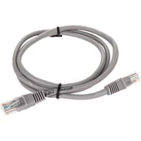 Патчкорд/ Патчкорд литой "Telecom" UTP кат.5е 1,0м серый - фото 1