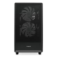 Корпус без блока питания/ Case HSPD M310, Mesh Mini-tower, Black, TG, 0.4 SPCC, 3x120mm ARGB (Orbis F1) mATX, mITX 180/280/160mm 1x2.5", 1x3.5", 4xPCI 2xUSB-A 3.0 452x277x418mm - фото 7