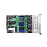 Серверная платформа/ Gooxi SL201-D12R-G4 2u 12bay server platform with direct bp,based on rapid sapphire 2xPCIe 5.0x16; 4xPCIe 5.0x8 4x 2.5" rear NVMe 2x CPU cooler 350W 1300W 1+1 EU power cables rail kits - фото 6