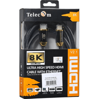 Telecom TCG300-3M Кабель/ Кабель HDMI 19M/M,ver. 2.1, 8K@60 Hz 3m метал разъемы, нейлоновая оплетка Telecom <TCG300-3M> - фото 12