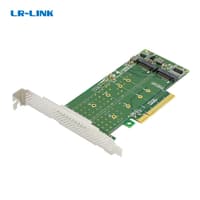 Lr-Link LRNV95N8 PCIe x8 to 2-Port M.2 NVMe Adapter, Supports 2*M.2 NVMe SSD for 2230, 2242, 2260,2280 and 22110mm - фото 7