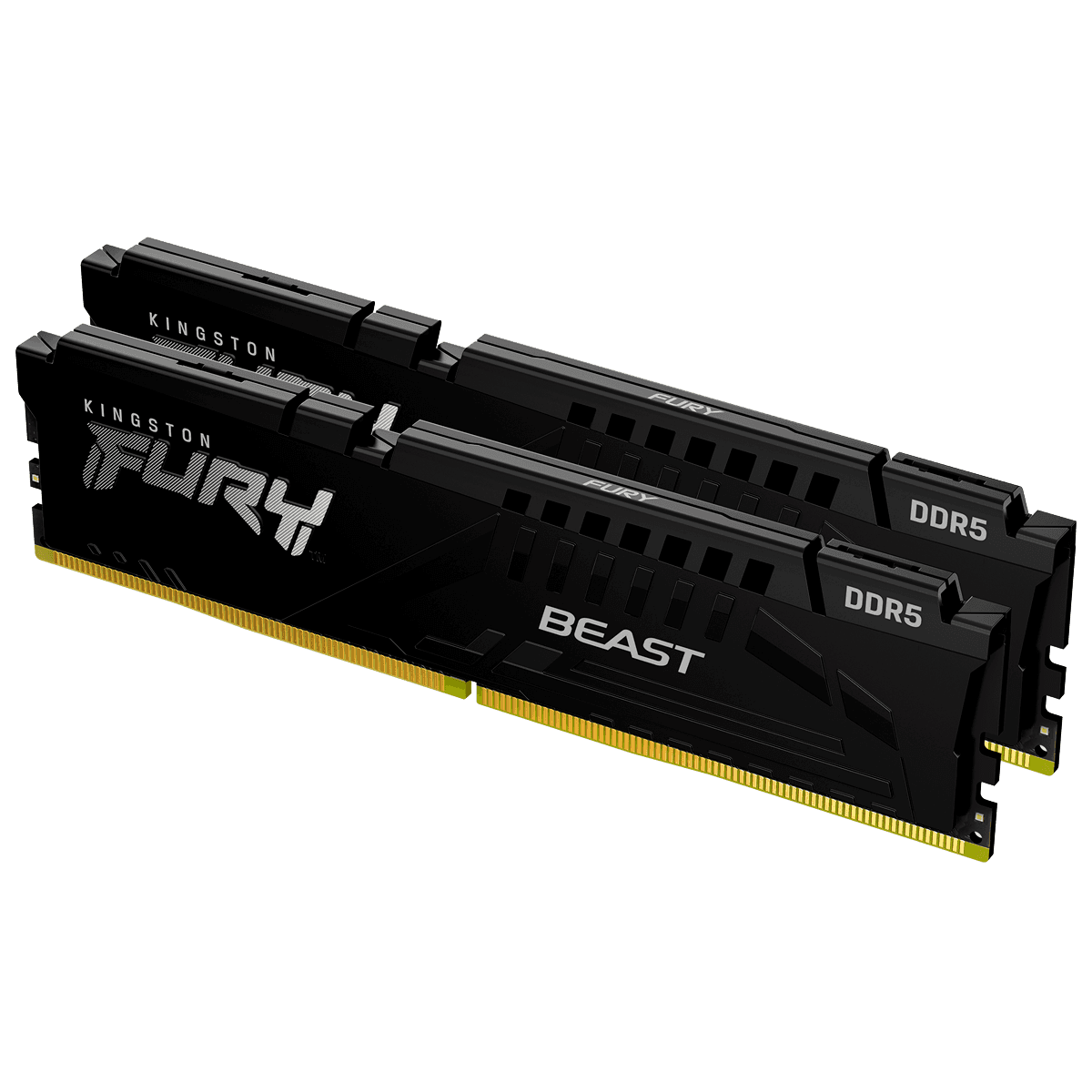 Память оперативная/ Kingston 16GB 5200MT/s DDR5 CL40 DIMM (Kit of 2) FURY Beast Black XMP