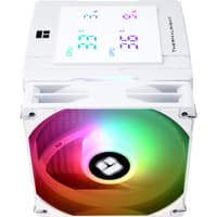Кулер для процессора/ CPU Cooler Thermalright Peerless Assassin 120 Digital White ARGB (4-pin PWM, LED temp., 162mm, Ni/Cu, 6x6mm, ARGB, 2x120mm, 88.89CFM, 25.6dBA, 1850RPM, S: 1851, 1700, 1200, 115X, AM5, AM4, white) - фото 7