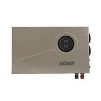 Источник бесперебойного питания/ POWERMAN Smart 500 INV, silver, line-interactive, 500VA/300W, 140-275V, 2 Euro sockets, external battery 12V from 33Ah to 200Ah (not included), charging current 10A, LCD display, wall-mounted, 410mm x 268mm x 70mm, 7.74 kg. - фото 2