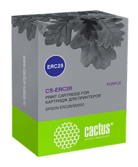 -/ Картридж матричный Cactus CS-ERC28 фиолетовый для Epson ERC28/M2000 - фото 1