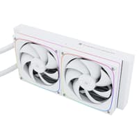 Система жидкостного охлаждения/ Water Cooling System Thermalright Frozen Horizon 240 Digital (240mm, LED temp., White, ARGB/ Fans: 2x120mm, 68.9CFM, 28.2dBA, 2000RPM/ Pump height 53.2mm, Rad thickness 27mm/ S: 1700, 1200, 1851, 115X, AM5, AM4) - фото 8