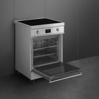 Варочный центр SMEG/ Варочный центр SMEG, 60 см, Classica, индукционная варочная панель, поворотное/сенсорное управление, дисплей, таймер, температура 50-260 градусов, 4 зоны нагрева, объем духовки 79 л, паровая очистка, энергоэффективность А, цвет нержавеющая сталь - фото 9
