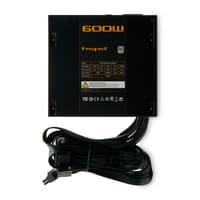Блок питания/ Power Supply HSPD, 600W 80+ White (ATX, 2.31, Non-modular, 1x24(20+4)pin 500mm, 1xCPU 8(4+4)pin 550mm, 1xPCIe 8(6+2)pin 500mm, 1xSATA*3 400+150+150mm, 1xSATA*2 400+150mm, 1xMOLEX*2 400+150mm , Active, 120x120mm, 150x140x86mm, APFC, OVP, OPP, SCP, UVP, NLO, SIP, black) - фото 6