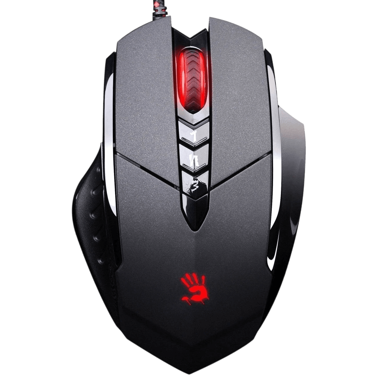 Мышь A4Tech Bloody V7 черный оптич. 3200dpi USB3.0 8but