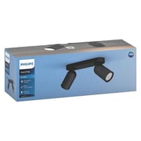 Потолочный светильник Philips PONGEE bar/tube black 2xNW 230V (лампы в комплект не входя) - фото 4
