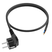 GCR Кабель питания PROF 7.0m, евровилка угловая Schuko - без разъема, черный, 3*1,5mm, GCR-55368 - фото 2