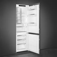 Встраиваемый холодильник Smeg/ Встраиваемый холодильник Smeg, ВхШхГ 1780х546х549 мм, полный NoFrost, скользящие направляющие, перенавешиваемая дверь, объем 248 л, LCD дисплей с сенсорным управлением, LED освещение, акустический сигнал при открытой дверце, световой/акустический сигнал при повышении температуры, электронный контроль температуры, стандартный компрессор, энергоэффективность D, уровень шума 35 дБ, цвет белый - фото 3