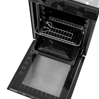 Шкаф духовой электрический MAUNFELD EOEC516B2/ 448х546х595 мм, Независимый тип установки, класс энергопотребления А, 7 основных режимов, механическое управление, двойное стекло дверцы, металлическая ручка дверцы, холодный фронт, объем 51 л, конвекция,гриль,таймер,черный цвет - фото 9