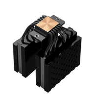 Кулер для процессора PCCooler RT620 PRO BK (250W, 4-pin PWM, 153mm, Al/Cu, 6x6mm, 2x120mm, 73.32CFM, 34.9dBA, 2200RPM, S: 1851/1700/1200/115X, AM5/AM4, черный) - фото 7