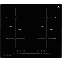 Встраиваемая варочная панель ICS 622 R Индукция, 60 см, 4 конфорки, черный - фото 2