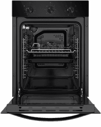 Шкаф духовой электрический MAUNFELD EOEC516B2/ 448х546х595 мм, Независимый тип установки, класс энергопотребления А, 7 основных режимов, механическое управление, двойное стекло дверцы, металлическая ручка дверцы, холодный фронт, объем 51 л, конвекция,гриль,таймер,черный цвет - фото 3