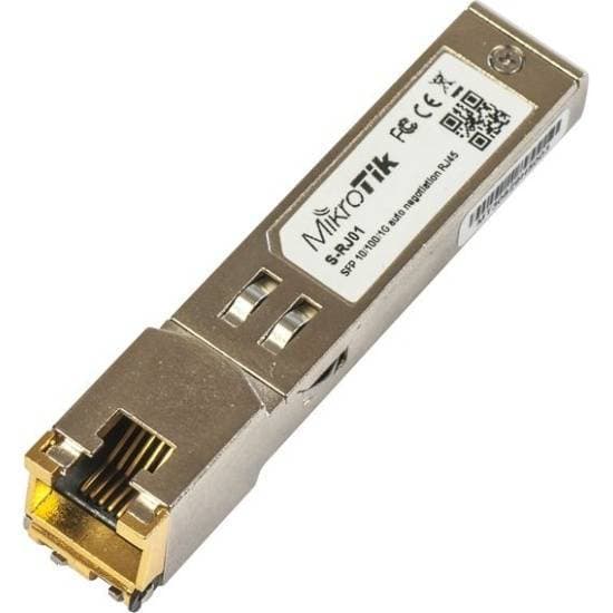 MikroTik S-RJ01 Модуль SFP, 100 м, RJ-45, 1.25 Гбит/с