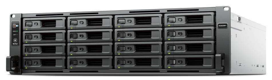 Система хранения данных Synology Rack 3U QC3,35GhzCPU/8Gb(32)/RAID0,1,10,5,6/16hot plug (3,5' or 2,5')/upto 28hp with RX1225RP/2xUSB3.2/2xGbE/1x10GbE (1xExp.)/iSCSI/2xPS/no rail/1YW repl RS2821RP+