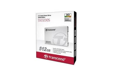 Твердотельный диск 512GB Transcend, 230S, 3D NAND, SATA III [R/W - 560/520 MB/s]