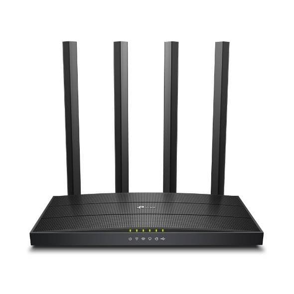 TP-Link Archer C6U Двухдиапазонный Wi-Fi роутер AC1200, до 300 Мбит/с на 2,4 ГГц + до 867 Мбит/с на 5 ГГц