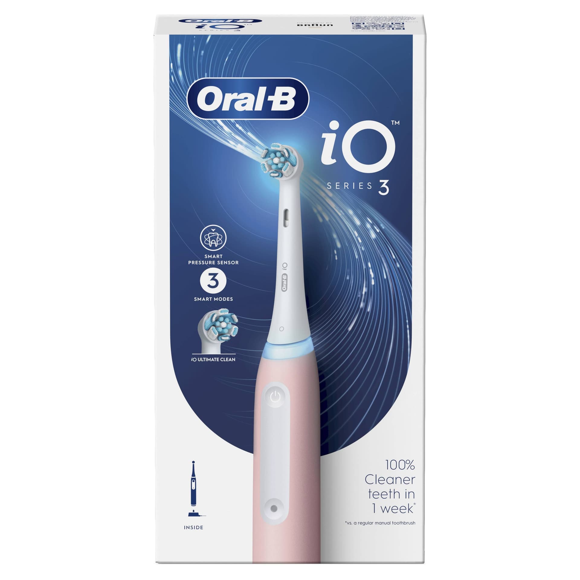 Электрическая зубная щетка Oral-B iO S3/iOG3 Pink с насадками 4шт