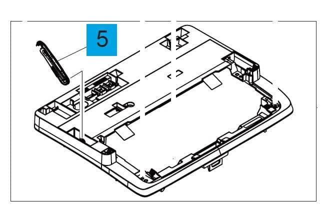 Стопор (упор) узла сканирования HP LJ M28/M141 (RC5-4941) OEM
