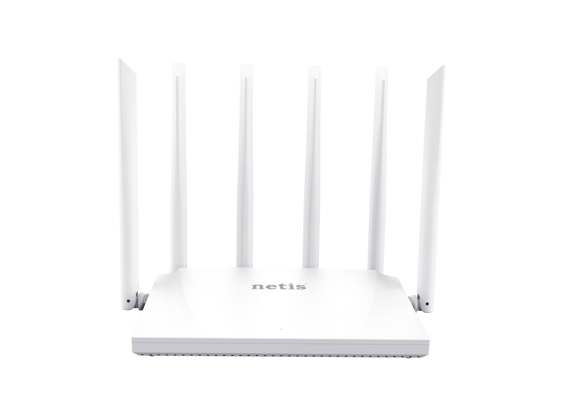 Netis NC63 Двухдиапазонный гигабитный Wi-Fi роутер AC1200, 2,4-5ГГц / 300-867 Мбит/с, LAN 3x1 Гбит/с, WAN 1x1 Гбит/с