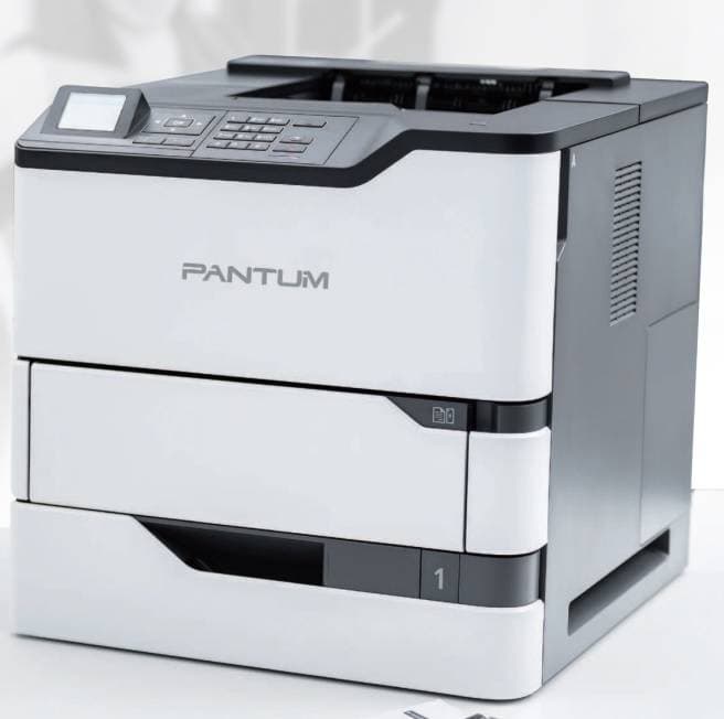 Черно-белый лазерный принтер Pantum BP8000DN, Printer, Mono laser, A4, 61 ppm (max 300000 p/mon), 1.0 GHz, 1200x1200 dpi, 512 MB RAM, Duplex, paper tray 550 pages, USB, LAN, start. cartridge 11000 pages