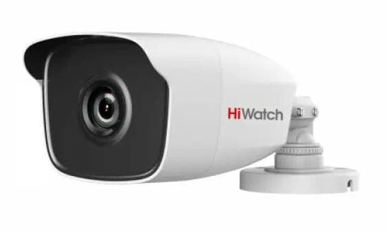 HiWatch DS-T220(2.8 mm) Уличная цилиндрическая аналоговая камера, 1920х1080, 2 Мп, 25 кадр/с, CMOS, до 40 м, IP66