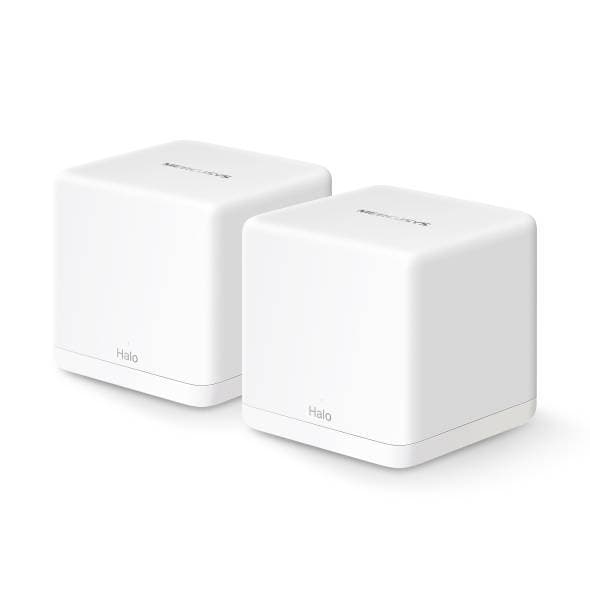 Mercusys Halo H60X(2-pack) Mesh система AX1500 Wi-Fi 6, до 300 Мбит/с на 2,4 ГГц + до 2402 Мбит/с на 5 ГГц, комплект 2