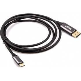 Кабель-адаптер USB 3.1 Type-Cm --> DP(m) 4K@60Hz, 1.8m , Aluminium Shell,VCOM <CU422MC-1.8M>