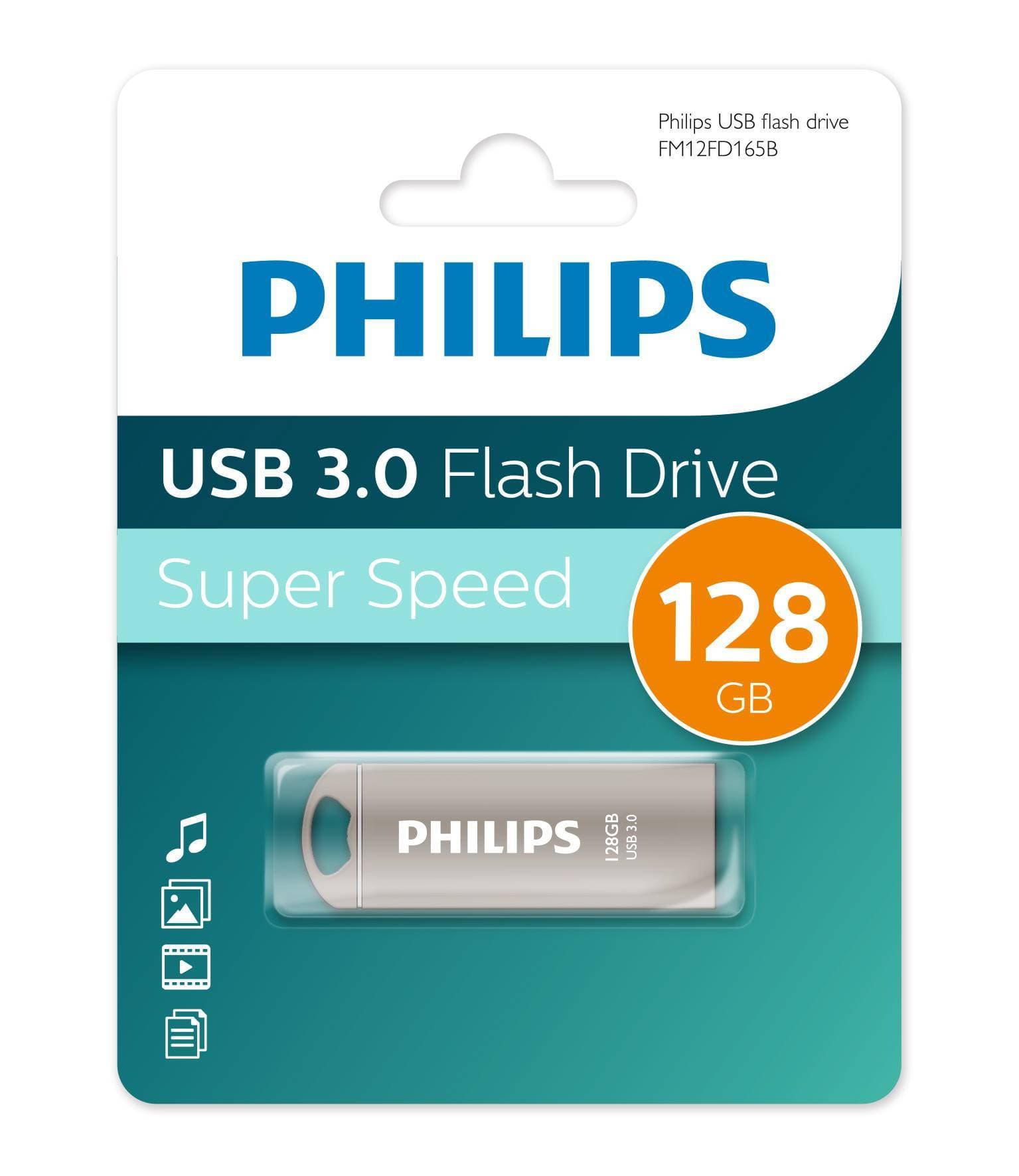 Флешка USB 128Gb PHILIPS IRON 3.0 128Gb, USB 3.0