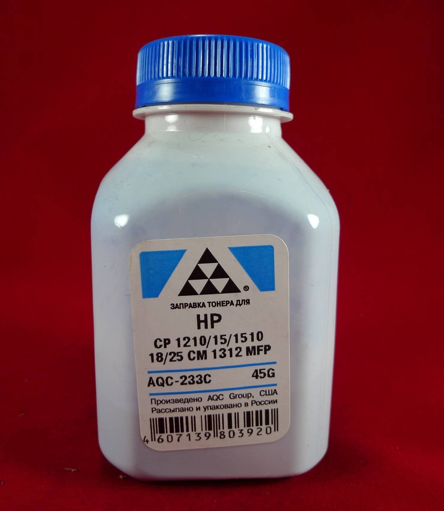 Тонер для картриджей CB541A/CE321A/CF211A Cyan (фл. 45г) AQC-США фас.Россия